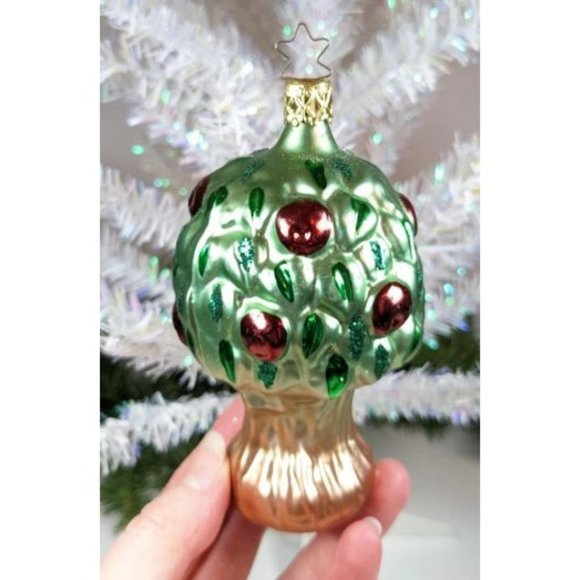 Vintage Inge Glas Apple Tree Christmas Ornament - Picture 3 of 5